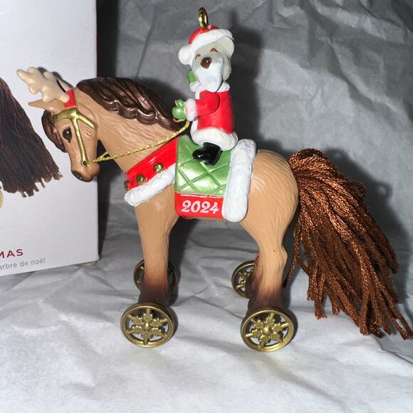 A PONY FOR CHRISTMAS, 2024 Hallmark Keepsake Ornament, 27th in Series, NEW - Picture 2 of 7